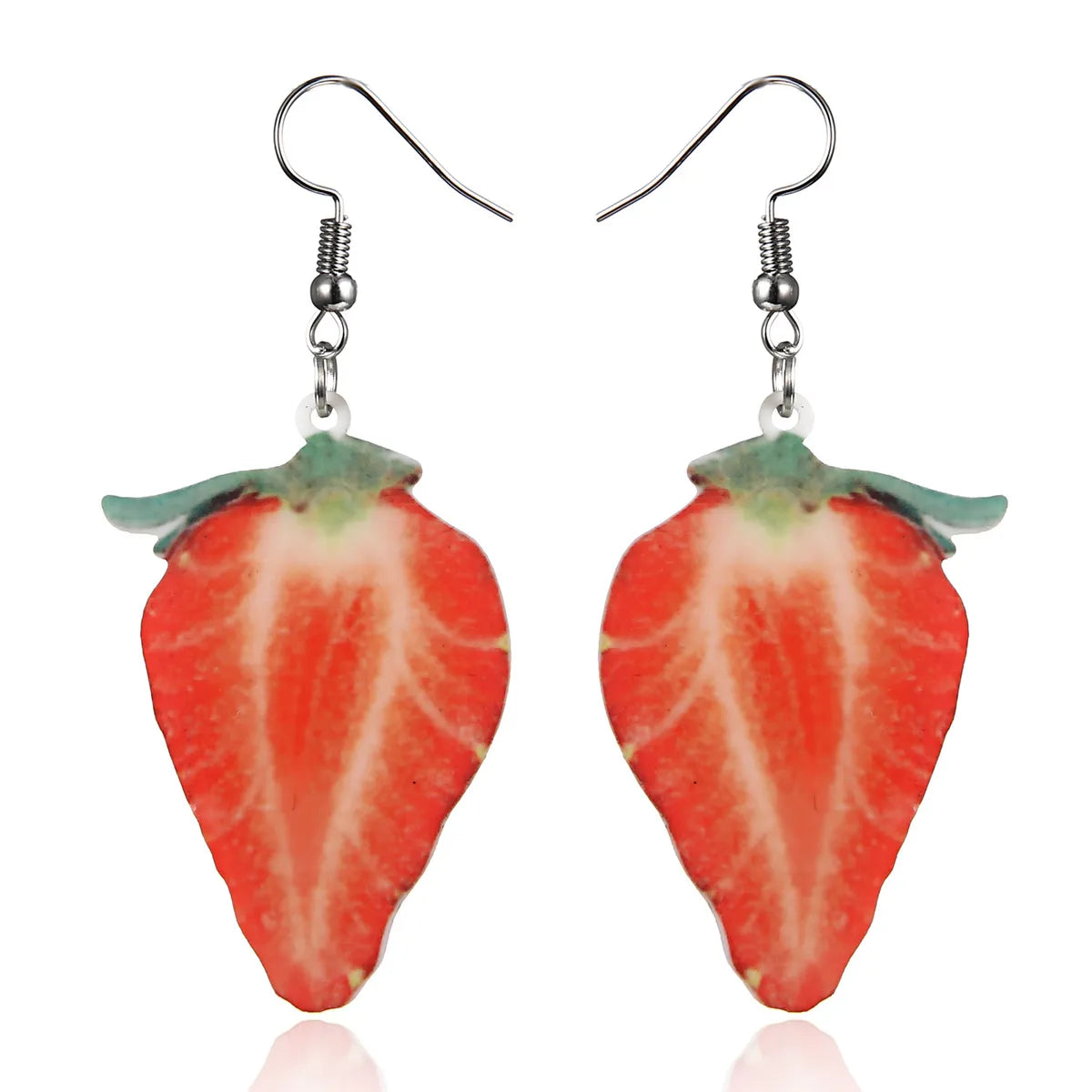 1 Pair Fashion Fruit Arylic Women's Drop Earrings