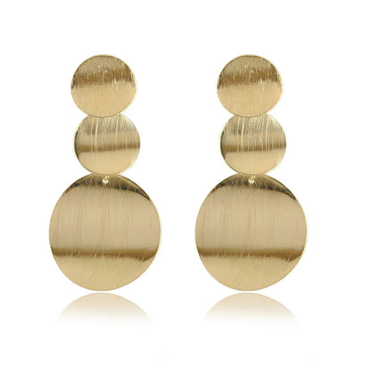 1 Pair Fashion Geometric Alloy Plating Women's Drop Earrings