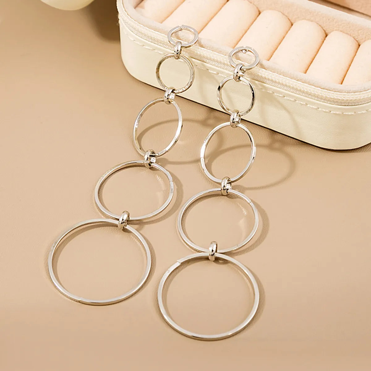 1 Pair Fashion Geometric Alloy Plating Women'S Ear Studs