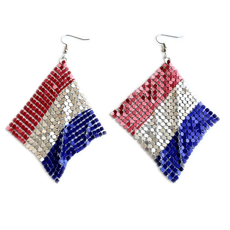 1 Pair Fashion Geometric Aluminum Handmade Women'S Drop Earrings