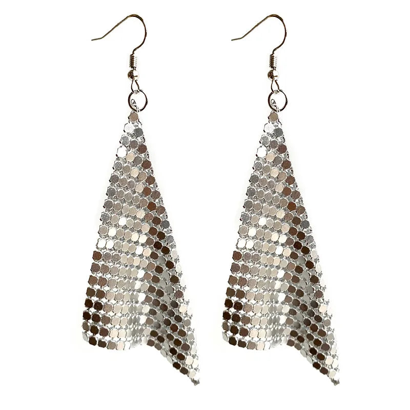 1 Pair Fashion Geometric Aluminum Handmade Women'S Drop Earrings