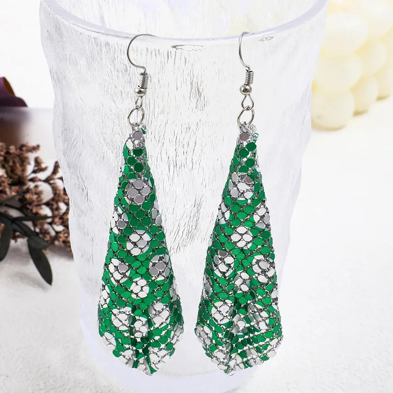 1 Pair Fashion Geometric Aluminum Handmade Women'S Drop Earrings