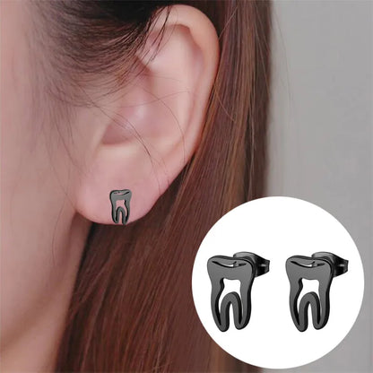 1 Pair Fashion Geometric 304 Stainless Steel 18K Gold Plated Ear Studs