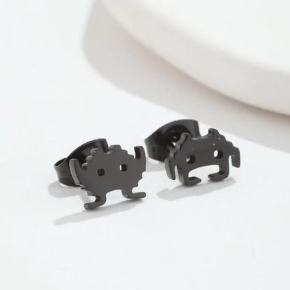 1 Pair Fashion Geometric Stainless Steel Plating Ear Studs