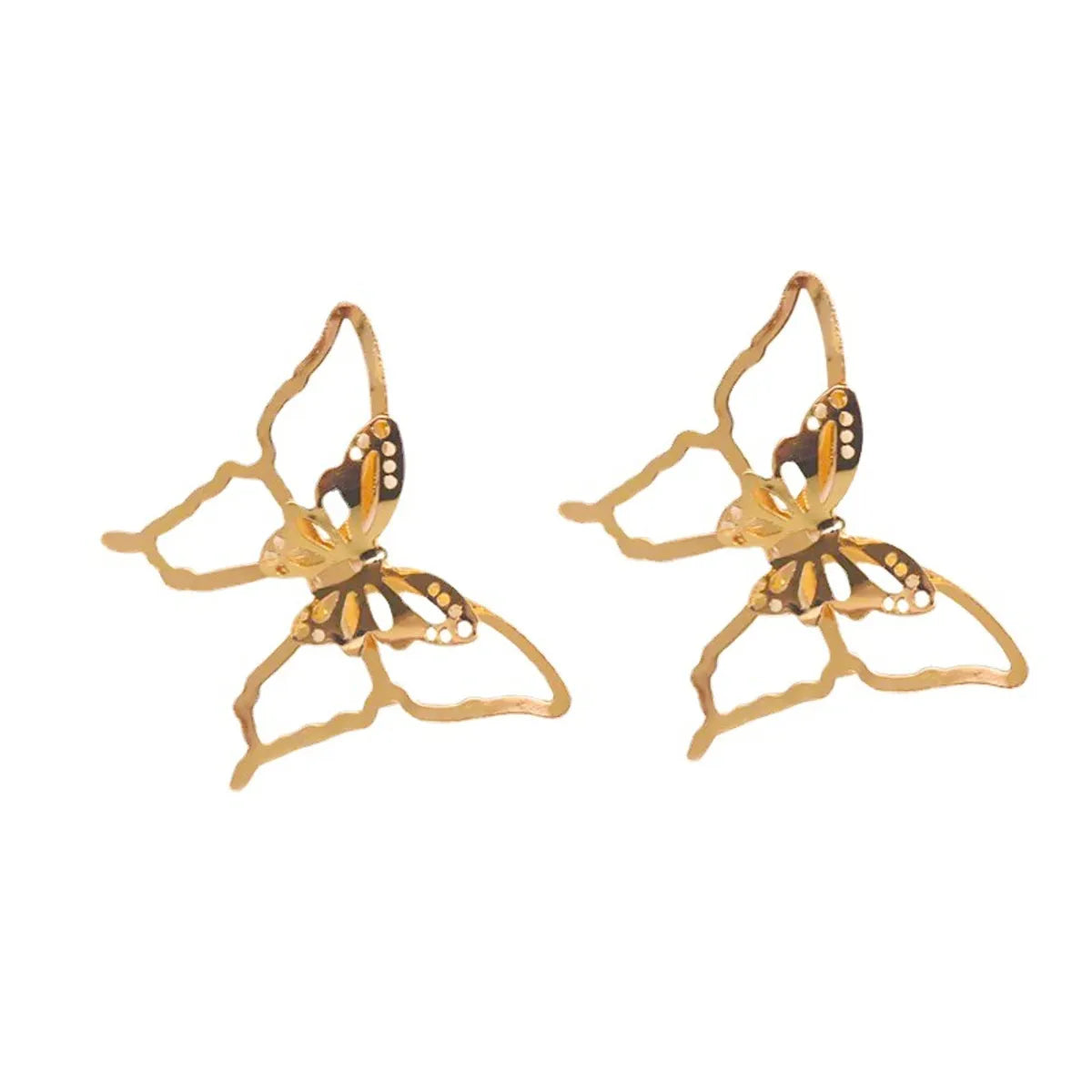 1 Pair Fashion Insect Metal Plating Women's Earrings