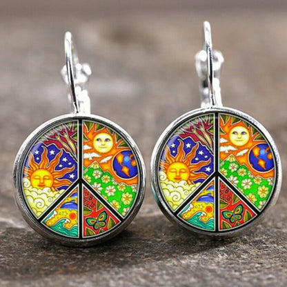 1 Pair Fashion Moon Dragonfly Butterfly Alloy Plating Women's Earrings