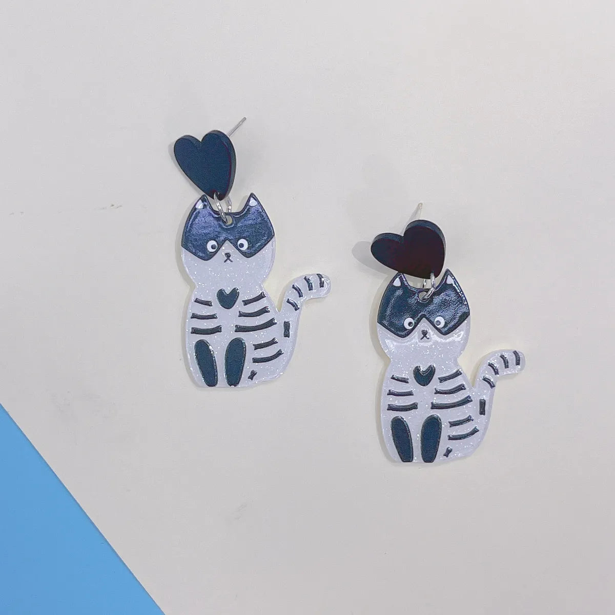 1 Pair Funny Animal Pumpkin Cartoon Character Arylic Drop Earrings