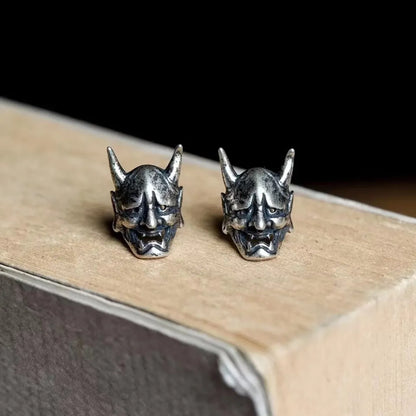 1 Pair Funny Cartoon Asymmetrical Alloy Ear Studs