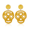 1 Pair Funny Classic Style Skull Arylic Drop Earrings