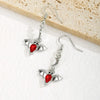 1 Pair Funny Cool Style Pumpkin Spider Bat Inlay Alloy Resin Drop Earrings