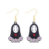 1 Pair Funny Cool Style Pumpkin Spider Web Ghost Enamel Zinc Alloy Drop Earrings