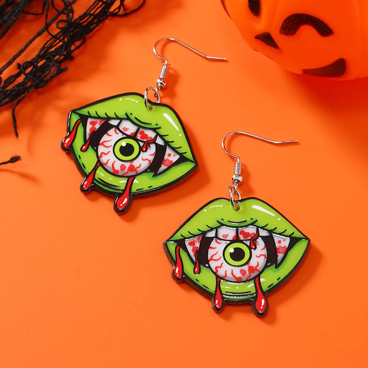 1 Pair Funny Eye Arylic Drop Earrings