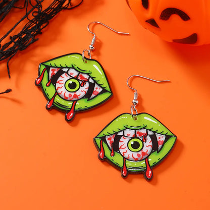 1 Pair Funny Eye Arylic Drop Earrings