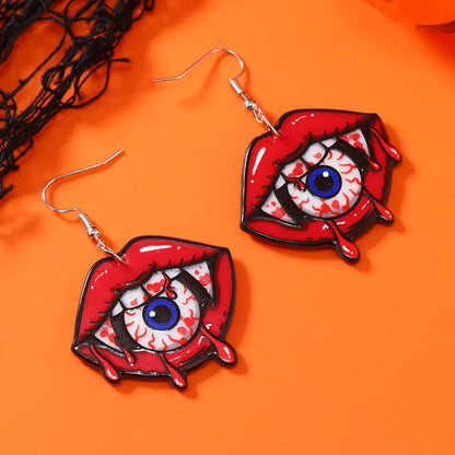 1 Pair Funny Eye Arylic Drop Earrings