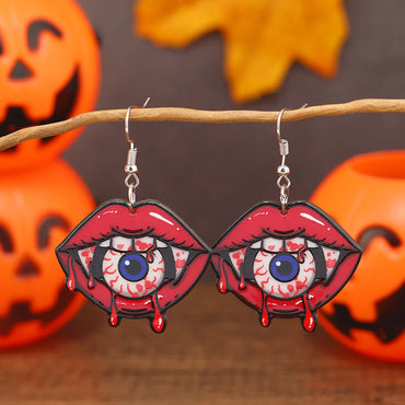 1 Pair Funny Eye Arylic Drop Earrings