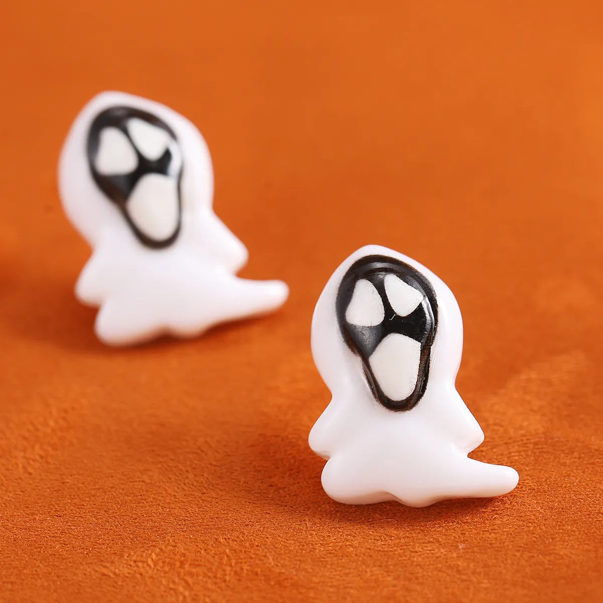 1 Pair Funny Grimace Plastic Ear Studs