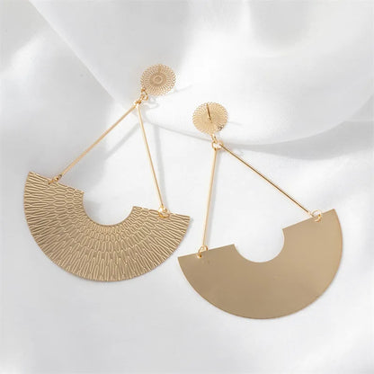 1 Pair Funny Simple Style Solid Color Alloy Drop Earrings