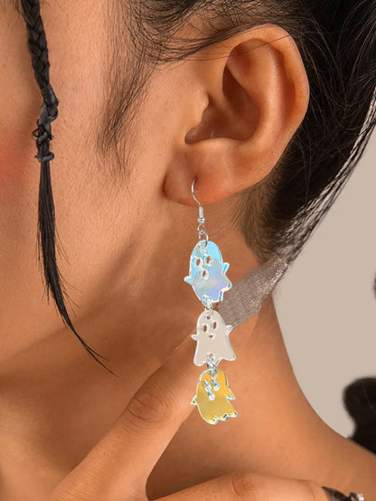 1 Pair Funny Streetwear Cool Style Ghost Arylic Drop Earrings