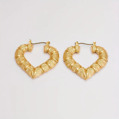 1 Pair Glam Cute Queen Heart Shape Alloy Earrings