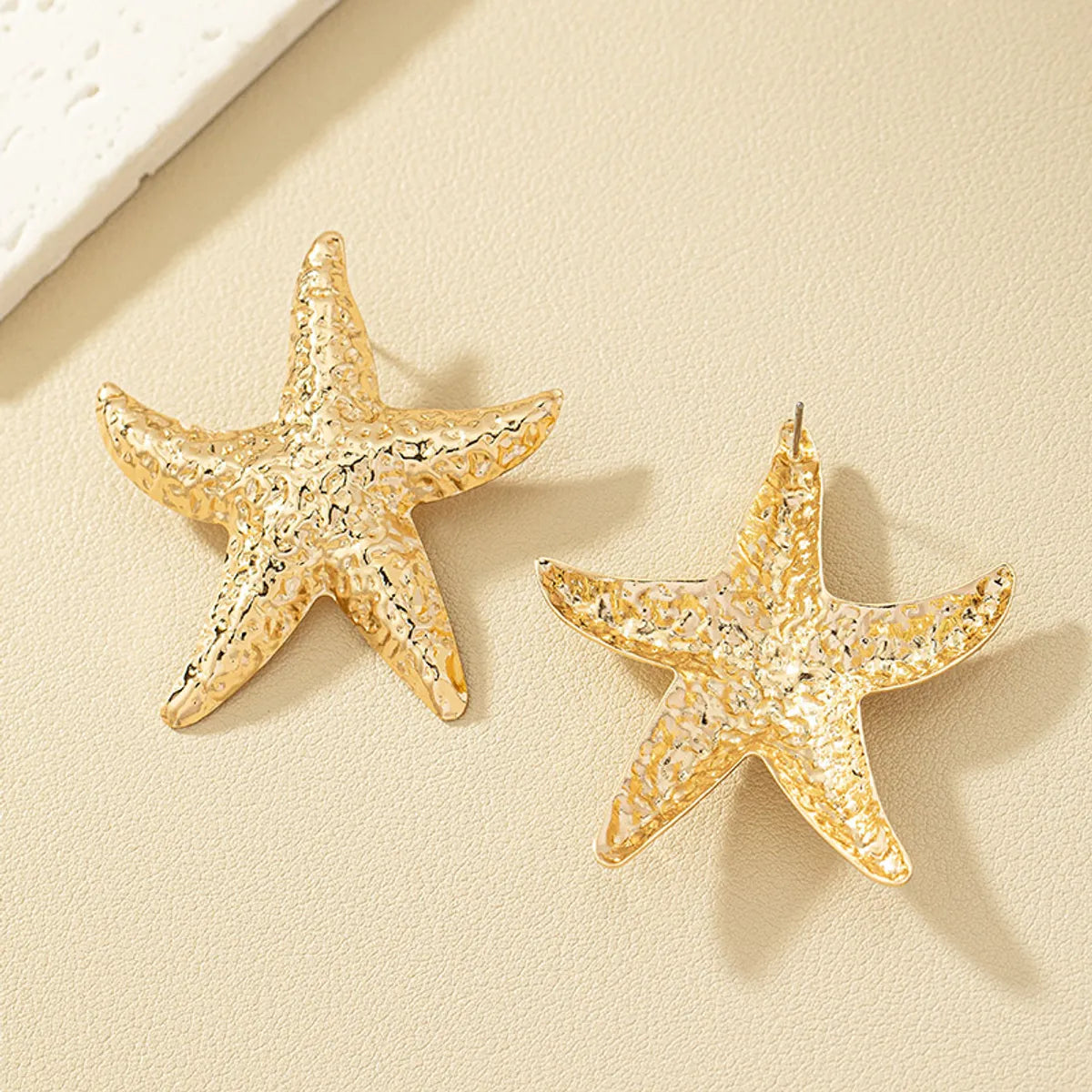 1 Pair Hawaiian Beach Starfish Plating Alloy Ear Studs