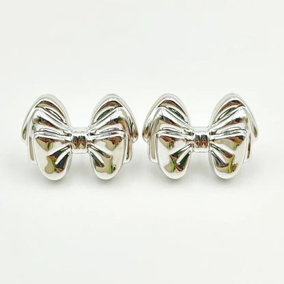 1 Pair Hip-Hop Solid Color Plating Arylic Ear Studs