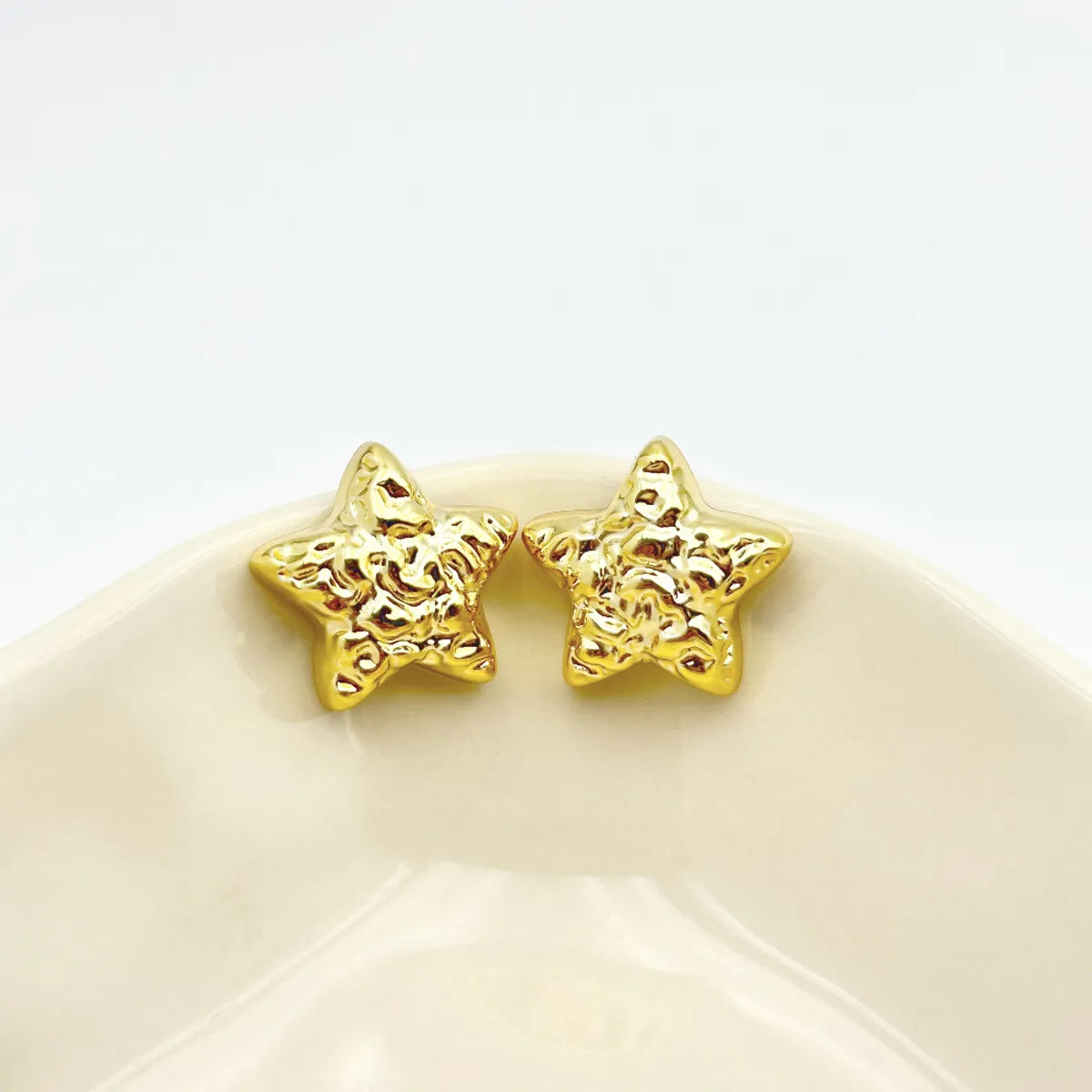 1 Pair Hip-Hop Solid Color Plating Arylic Ear Studs