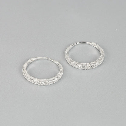 1 Pair Ig Style Basic Geometric Plating Sterling Silver Earrings