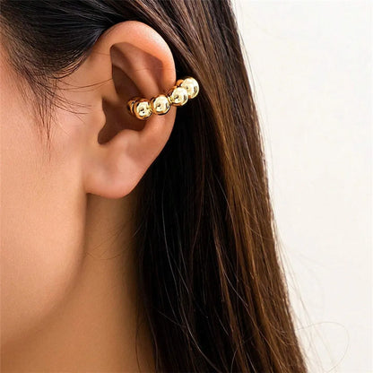 1 Pair IG Style Casual Cool Style Circle Copper White Gold Plated Gold Plated Hoop Earrings