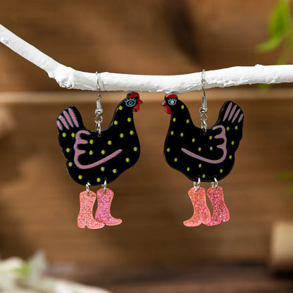 1 Pair IG Style Cute Modern Style Animal Dinosaur Frog Arylic Drop Earrings