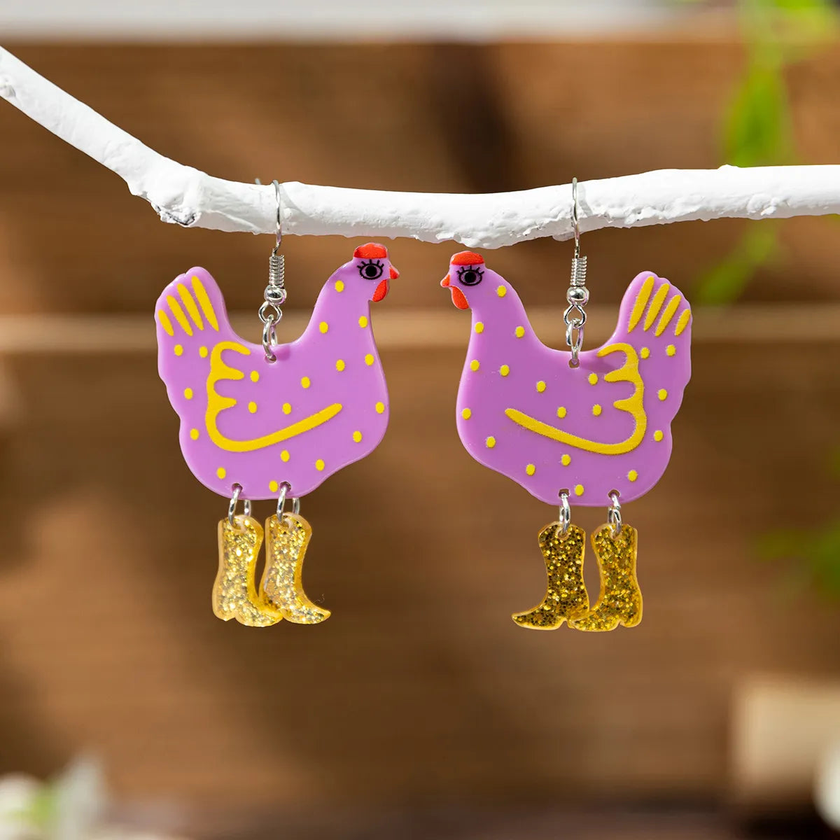 1 Pair IG Style Cute Modern Style Animal Dinosaur Frog Arylic Drop Earrings