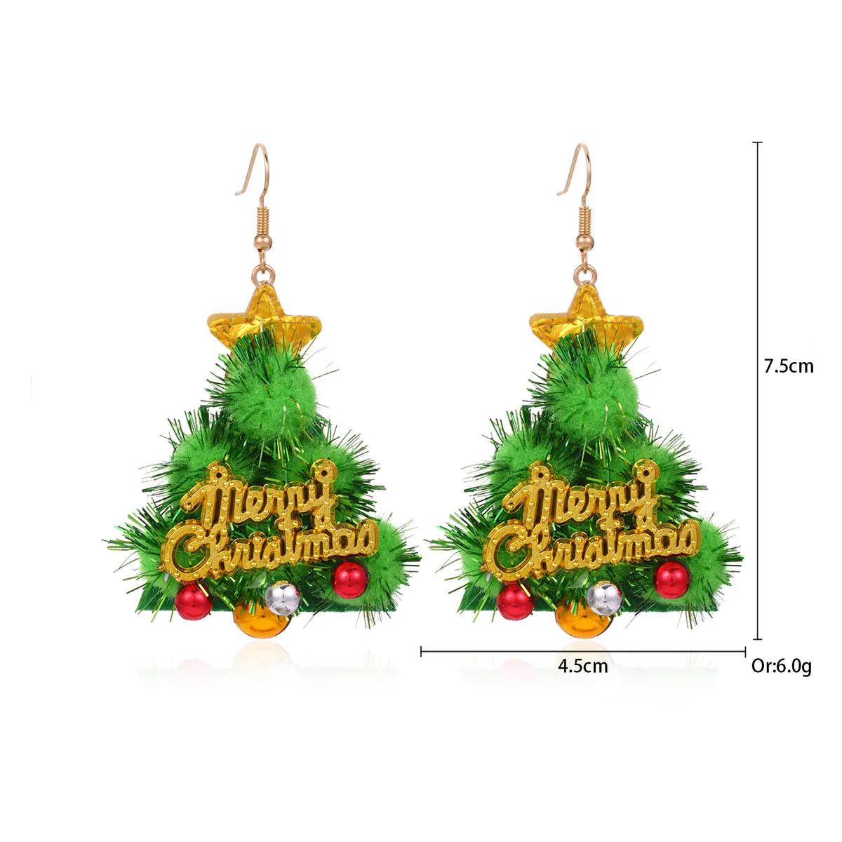 1 Pair IG Style Cute Santa Claus Gingerbread Wreath Enamel Inlay Zinc Alloy Pearl Drop Earrings