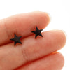 1 Pair IG Style Cute Sweet Star Heart Shape Polishing Plating 304 Stainless Steel 18K Gold Plated Ear Studs