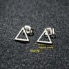 1 Pair IG Style Cute Sweet Star Heart Shape Polishing Plating 304 Stainless Steel 18K Gold Plated Ear Studs