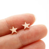 1 Pair IG Style Cute Sweet Star Heart Shape Polishing Plating 304 Stainless Steel 18K Gold Plated Ear Studs