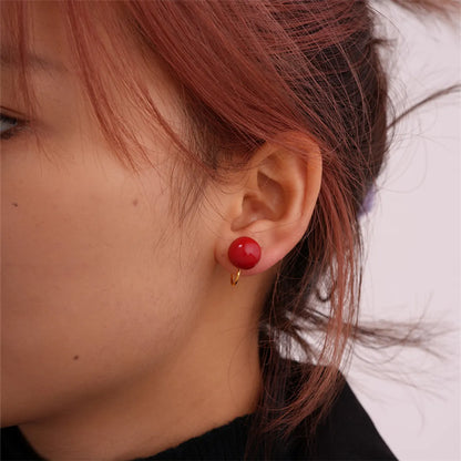 1 Pair Ig Style Elegant Simple Style Geometric Epoxy Plating Inlay Copper Pearl Ear Cuffs