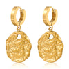 1 Pair IG Style French Style Simple Style Irregular Plating 304 Stainless Steel 18K Gold Plated Drop Earrings