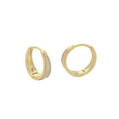 1 Pair IG Style Geometric Irregular Plating Copper Hoop Earrings