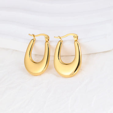 1 Pair IG Style Geometric Plating Stainless Steel Earrings