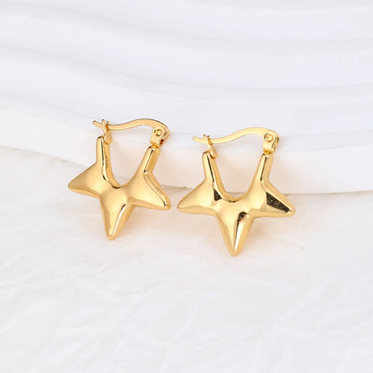 1 Pair IG Style Geometric Plating Stainless Steel Earrings