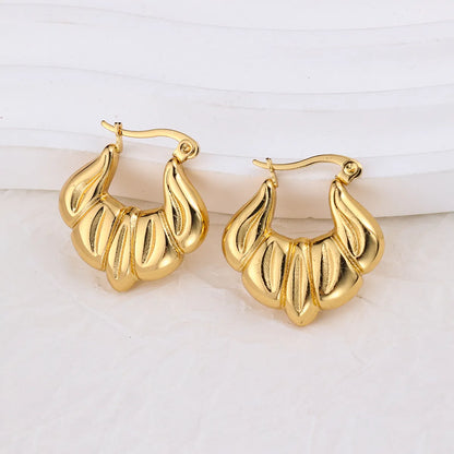 1 Pair IG Style Geometric Plating Stainless Steel Earrings