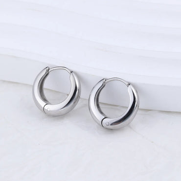 1 Pair IG Style Geometric Plating 304 Stainless Steel Earrings