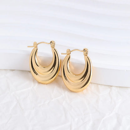 1 Pair IG Style Geometric Plating Stainless Steel Earrings