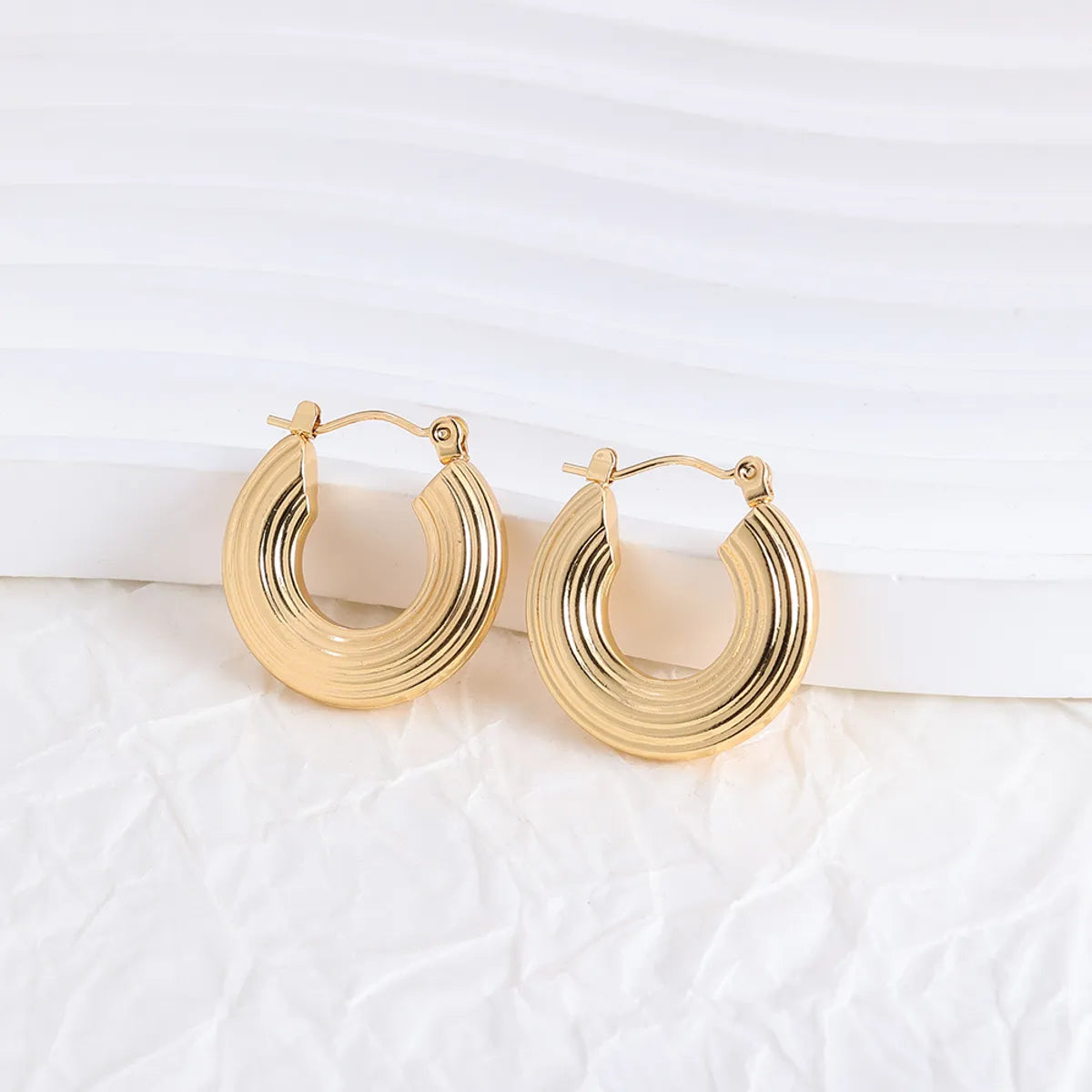 1 Pair IG Style Geometric Plating Stainless Steel Earrings