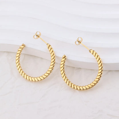 1 Pair IG Style Geometric Plating Stainless Steel Earrings