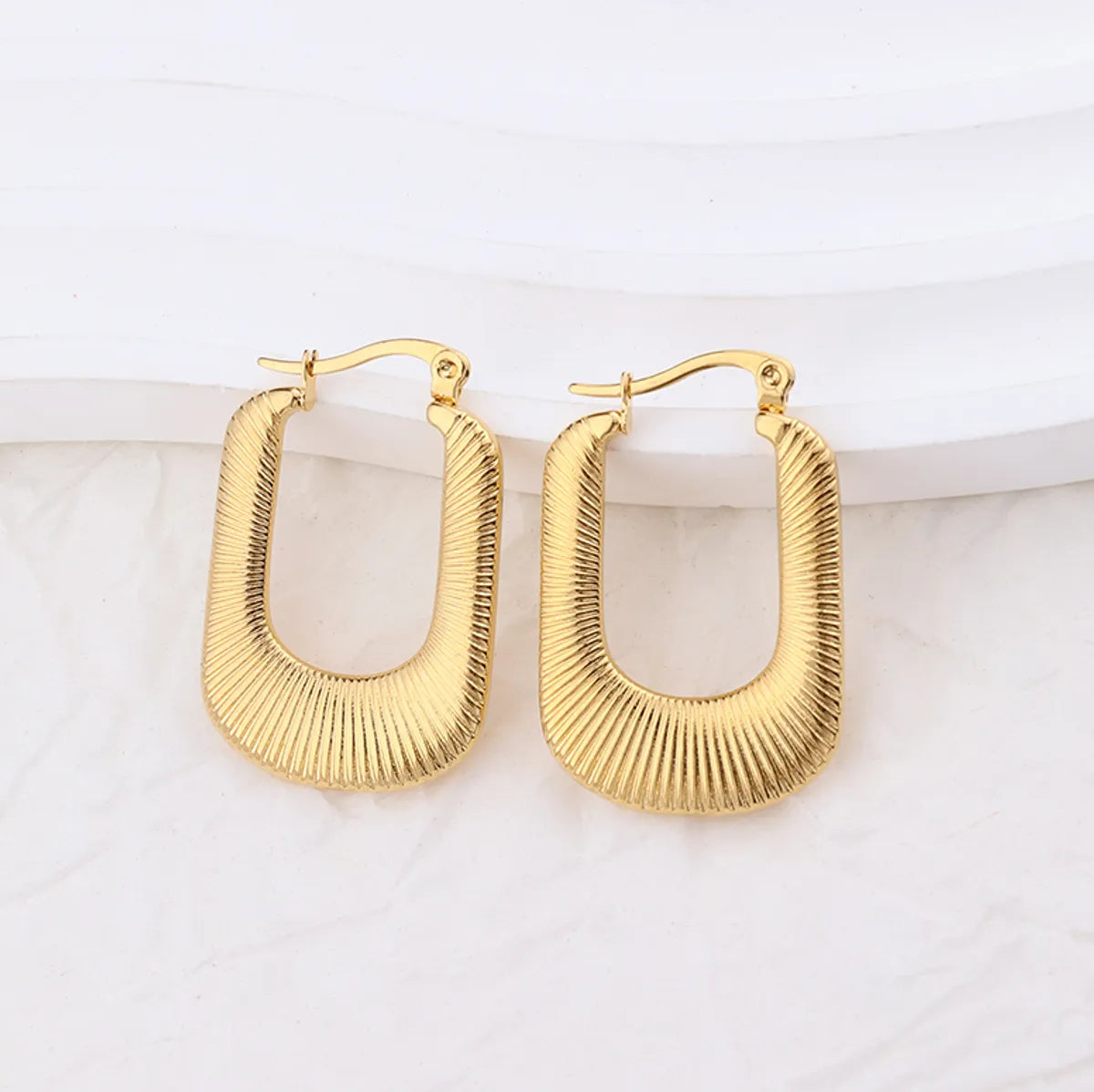 1 Pair IG Style Geometric Plating Stainless Steel Earrings