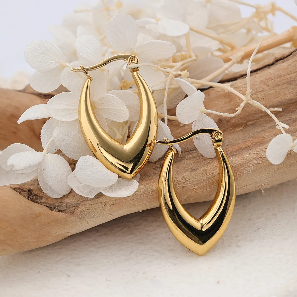 1 Pair IG Style Geometric Plating Stainless Steel Earrings