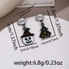 1 Pair IG Style Hip-Hop Funny Pumpkin Ghost Skull Alloy Drop Earrings