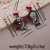 1 Pair IG Style Hip-Hop Funny Pumpkin Ghost Skull Alloy Drop Earrings