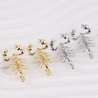 1 Pair IG Style Hip-Hop Scorpion Zinc Alloy Ear Studs