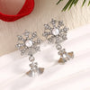 1 Pair IG Style Nordic Style Cute Christmas Tree Heart Shape Snowflake Plating Alloy Ear Studs